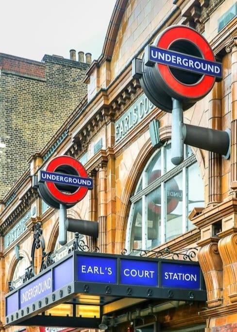Charming Home With Private Balcony, On 1St Floor, With 2 Bathrooms, 3 Min Walk To Earl'S Court Station London Exterior foto